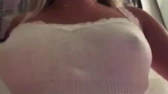 Breckie Hill Teases with Jiggly Tits in Sheer See Through Video