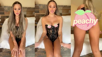 Agusanon Teases Her Dripping Tits in Sexy Lingerie Video