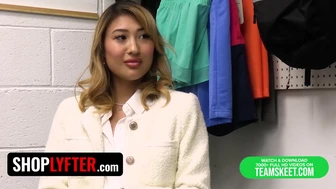Rich Bitch Shoplifter Caught Red-Handed Gets Her First Taste Of Hard Consequences In Amateur Video