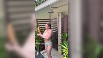 Bethany Lily Naked Outdoor Shower Tape Leaked