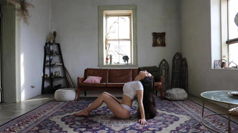 Sexy Abby Opel Naked Yoga Stretching Tease Onlyfans Tape Leaked