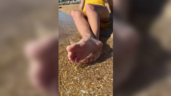 Natalie Roush Feet Tease On Beach PPV Sex Tape Leaked