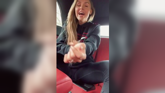 Hot Amazing blonde girl masturbates in the car | findmer.online
