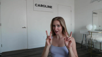 Caroline Zalog Boobs See Through Tape Leaked