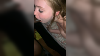 Sexy She swallows that BBC like a champ