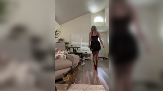 Stpeach Wearing Super Hot Sheer, Lacy, Black Babydoll Lingerie Spread Legs To Rub Juicy Pussy Onlyfans Leaked Tape