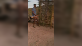 Sexy French milf banged by an african tribe man