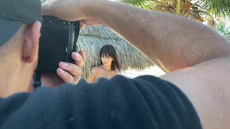 Rachel Cook Naked Outdoor Beach BTS Onlyfa Videos Leaked 1