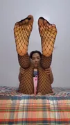 Filipino Cam Girl Feet In Fishnet Teasing Video