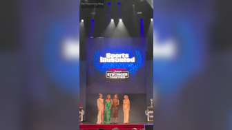 Gorgeous HD Jasmine Sanders Looks Sexy In A See-Through Dress At The 2021 Sports Illustrated Awards 16 Photos  Tape