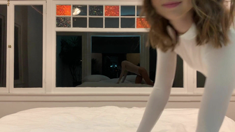 Riley Reid Lesbian Gorgeous Babes Boobs Teasing While Tribbing And Licking Each Other' Pussy