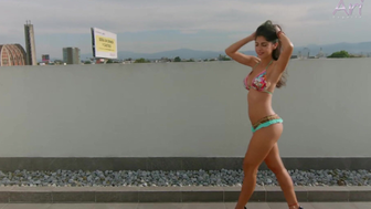 Gorgeous Ari Dugarte Leopard Thong Bikini Patreon Video Leaked