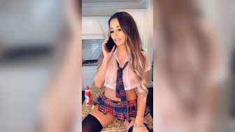 Juli Annee Slutty School Girl Striptease Video Leaked