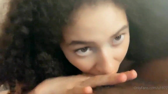 Flexximusprime Curly Hair Nasty Ebony Girl Sucking a BBC Hard Onlyfans Video