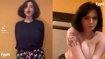 Gorgeous Curvy Babe With Huge Boobs Dancing and riding a Dildo Video