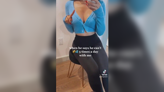 Hot Babe With Bouncy Booty Rides A Cock Tiktok Video