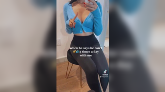Hot Babe With Bouncy Booty Rides A Cock Tiktok Video
