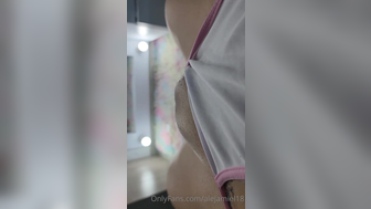 Alejamiel18 Busty Babe Showing Her Puffed Shaved Pussy Onlyfans Video