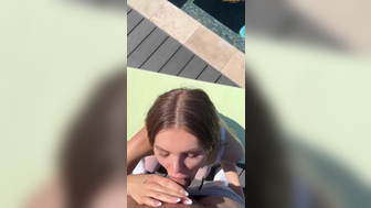 Mila Sobolov Awesome Curved Slut Sucking a Dick OutDoor Video