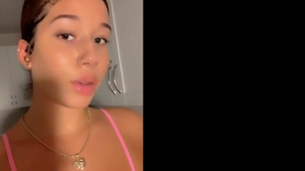 Prettypinklily Sexy Thot Sucking A Dildo In The Kitchen Teasing OnlyFans Leaked Video
