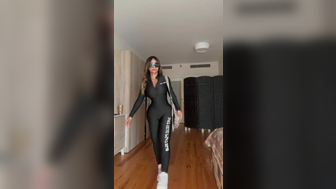 Big Ass Brunette Gets Naked Shows Her Big Tits Sexy Dance Teasing Video