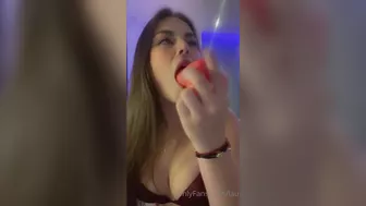 Lauren Alexis Blowjob Deepthroat Candy Dildo Video