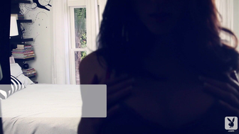 Carlotta Champagne horny Sexy Babe with Big natural boobs and lingerie Stripteasing Video
