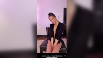 Karli Mergenthaler Horny Petite Getting Naked On Chair Onlyfans Video