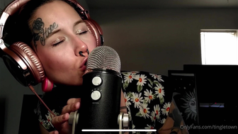Tingletown Tatted Whore Light Moaning And Ear Licking ASMR OnlyFans Video