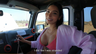 Sexy Girl Gives Head And Fucked In The Car Cum In Mouth Video