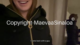 Maevaa Sinaloa - Manhunt in Paris, I fuck with AD Laurent in front of my boyfriend - Double facial