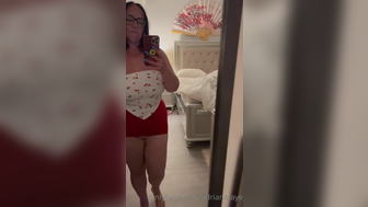 Adrianafaye Busty Slut Boob Drop in Mirror Onlyfans Video