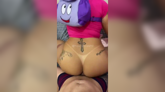 Miaumiaucaralho Asian Slut Getting Fucked in Dora Cosplay Video