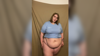 BBW Cutie Teasing While Changing Clothes Leaked Video