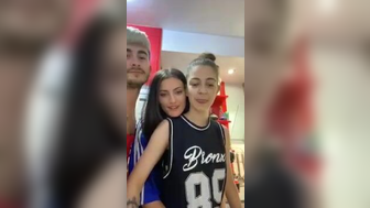 Sexy spanish girl gets wild and shows her tits